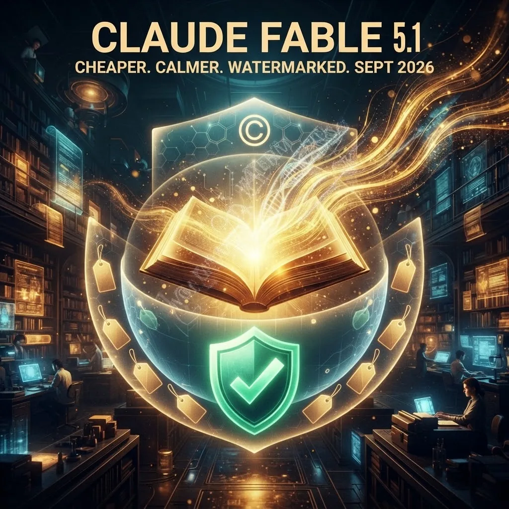 Claude Fable 5.1: Cheaper, Calmer, Watermarked