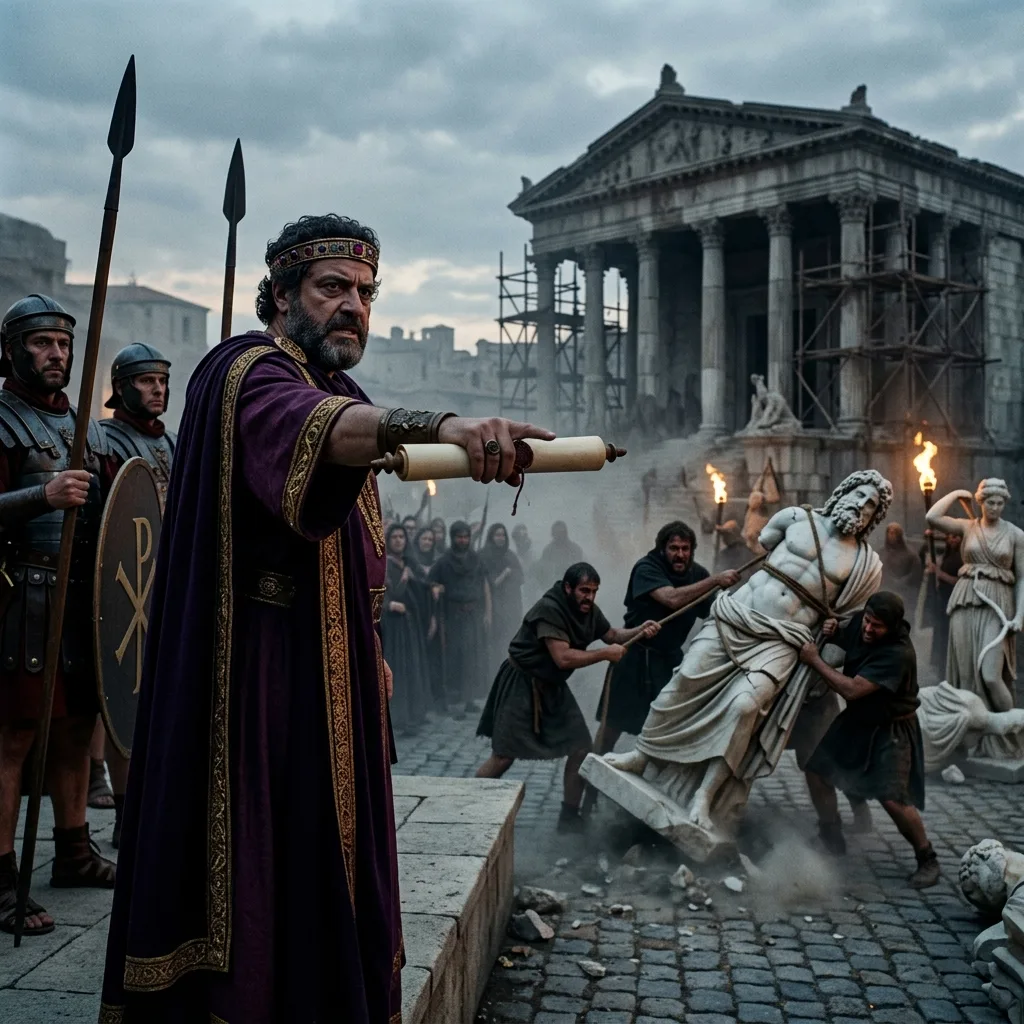 Theodosius Outlaws Paganism